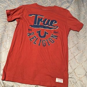 True, religion size small T-shirt